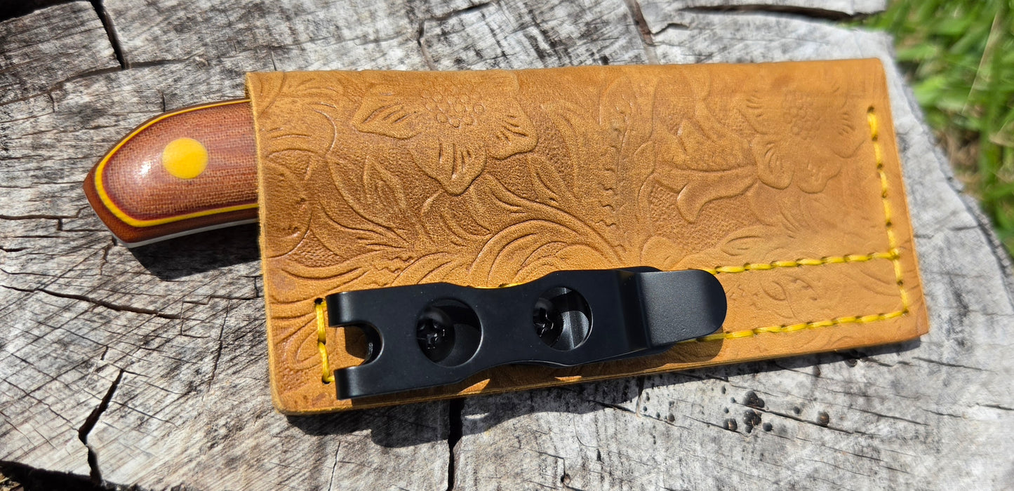 LIL' TYKE- Sheepsfoot - Natural linen micarta