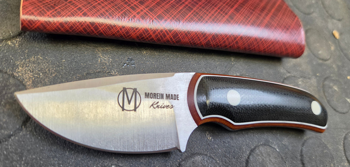 LIL' TYKE- black and natural linen micarta