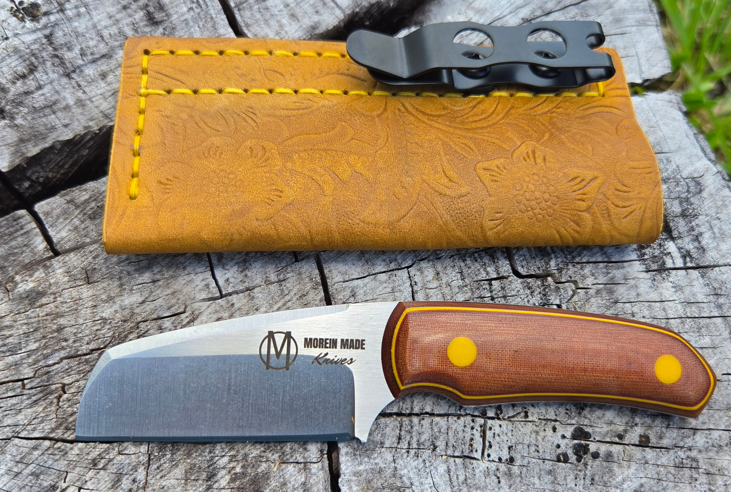LIL' TYKE- Sheepsfoot - Natural linen micarta