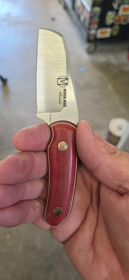LIL' TYKE Sheepsfoot Red micarta Sheepsfoot