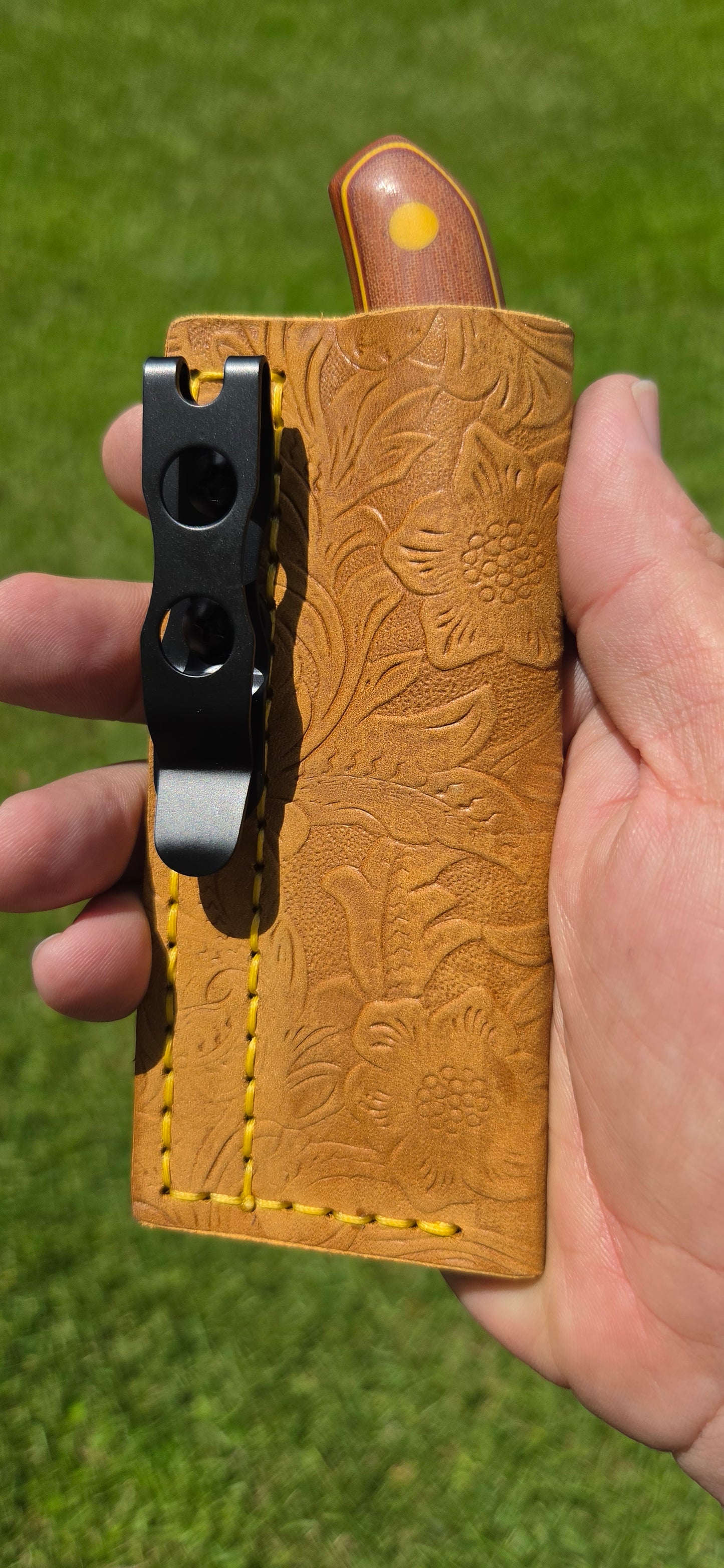 LIL' TYKE- Sheepsfoot - Natural linen micarta