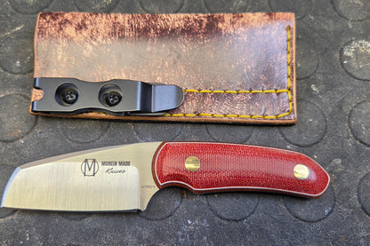 LIL' TYKE Sheepsfoot Red micarta Sheepsfoot